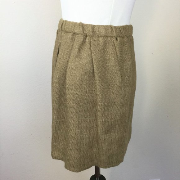 NWT Maje Potato Sack Linen Skirt s - Picture 6 of 11